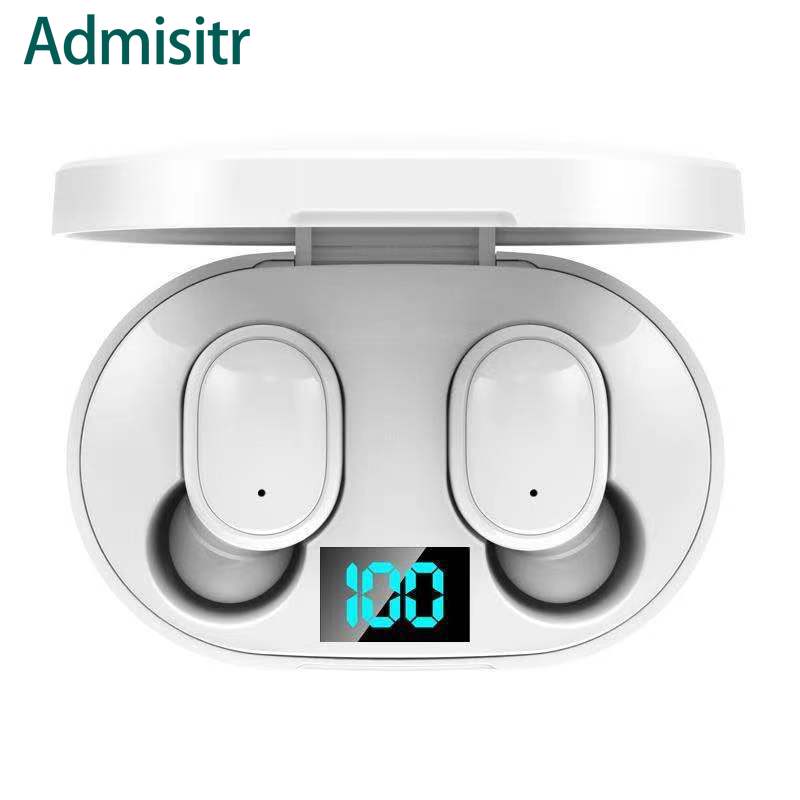 Admisitr Inteligentní sluchátko Bluetooth s ukazatelem čísla Bezdrátové sportovní mini sluchátko Stereo do uší