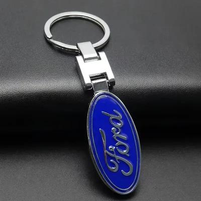 New 2026 Car Sticker Metal Car Key Ring Chain Auto Logo Keyring For Ford S MAX Ranger Focus Fiesta Mondeo Kuga Mustang Escort KA