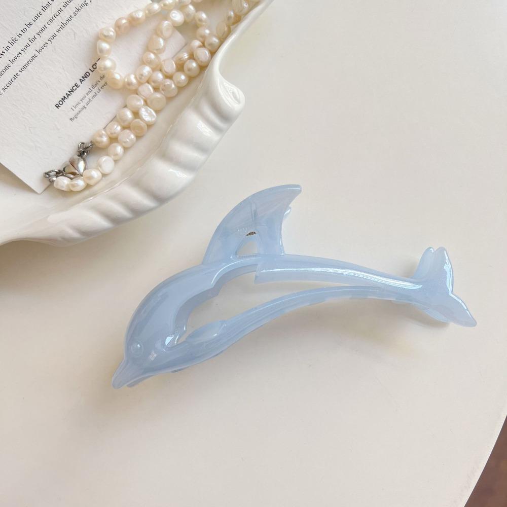 Dolphin Shell Series Hairpin Acetate Back Head Headwear Elegant Hair Claw Clip Hair Accessories
