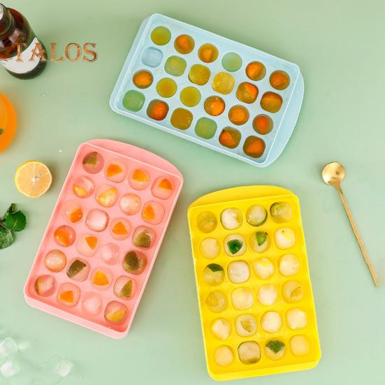 Ice Ball Mold Top Drain Hole DIY BPA Free Convenient Smooth Surface Ice Ball Mold Bar Accessory