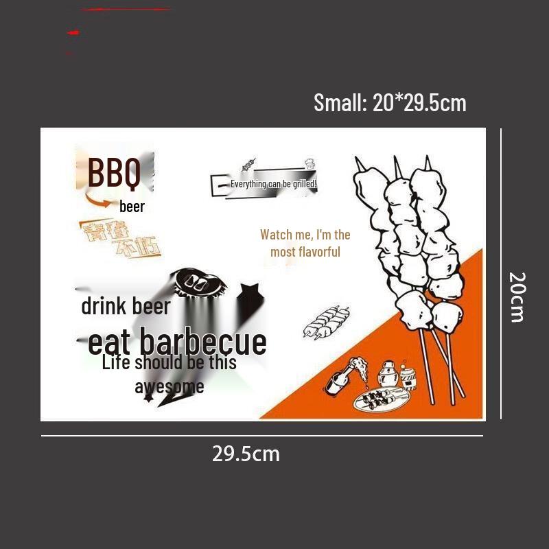 

ZISIZ BBQ Oil-Proof Paper Liners