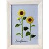 LECIEN Embroidery Kit Aoki 12 Months Plant Notebook Cosmo 10 X Cm 542008 "Kazuko Sunflower" 13.6