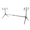 Lixada Adjustable Retractable Carp Fishing Rod Pod Stand Holder Fishing Pole Pod Stand with 3 Bite