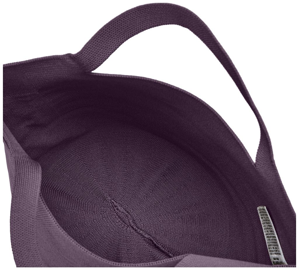 Recycled Yarn Knitted Basket Tote Bag Deli 0256 Violet [Rootote] Lightweight, Freestanding, Hat-shaped, Po-No Women's