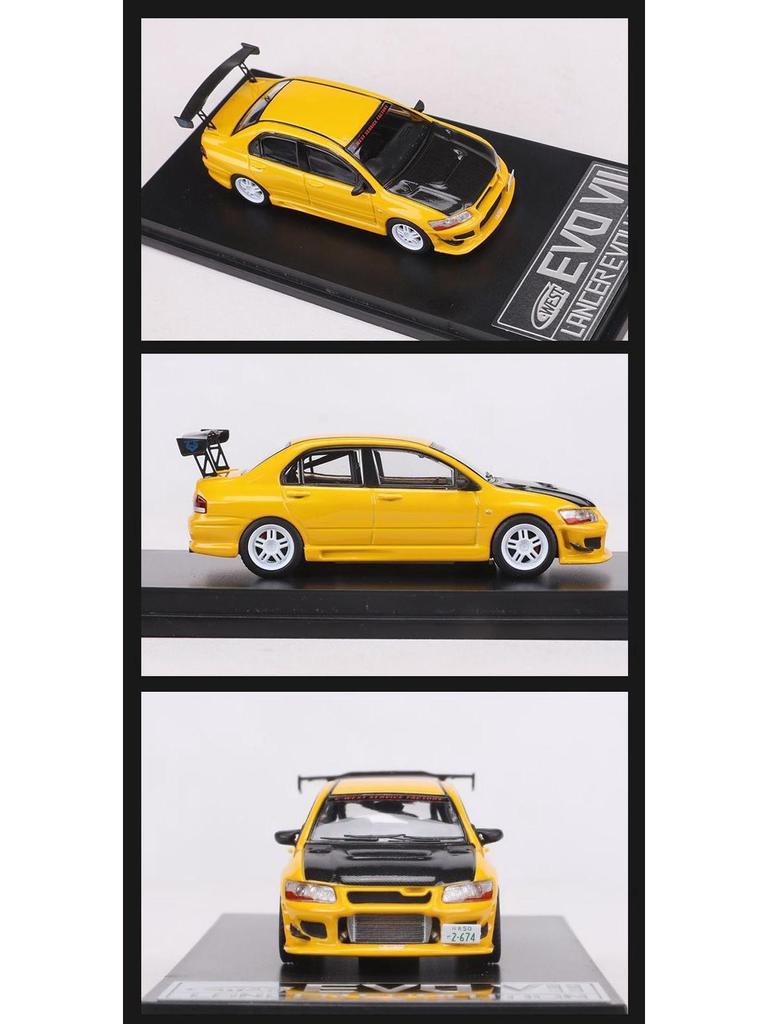 1:64 Mitsubishi Lancer EVO VII Alloy Car Model