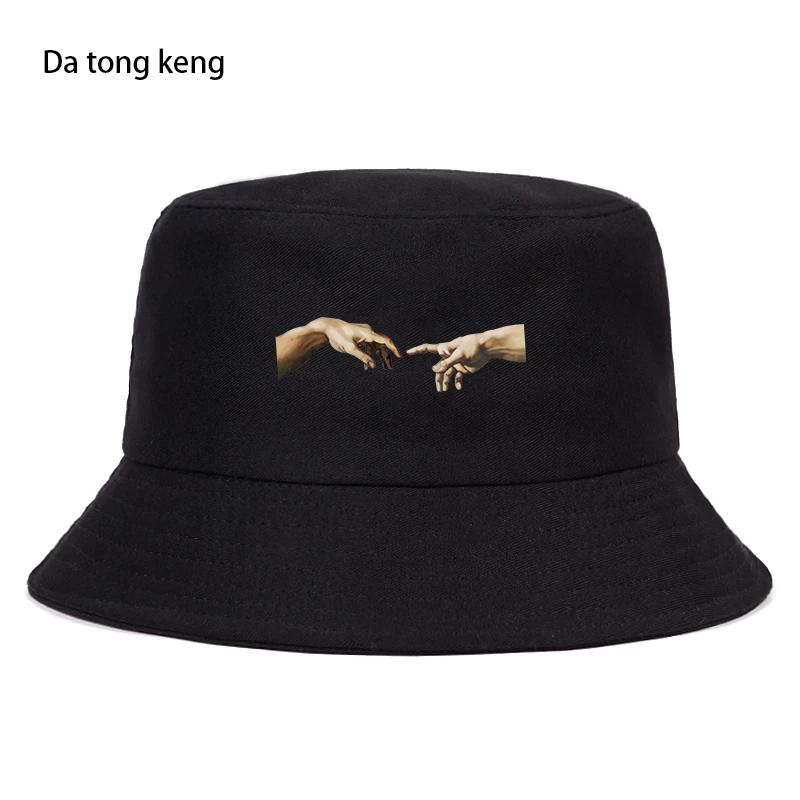 Anime HipHop MICHELANGELO Bucket Hat Women Unisex Summer Fishing Fisherman Cap Foldable Unisex Sun Caps Sunscreen Panama Beach Hats