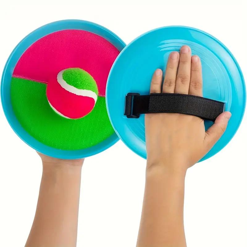 Children's Suction Cup Paddle Ball Set - Interactive Throw & Catch Toy for Parent-Child Fun