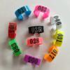 100 Pcs Pigeon Foot Ring M-A-K-E-R Digital Identification Ring 7*9 Mm Bird Ring Bird Training Tools Animal Control Device