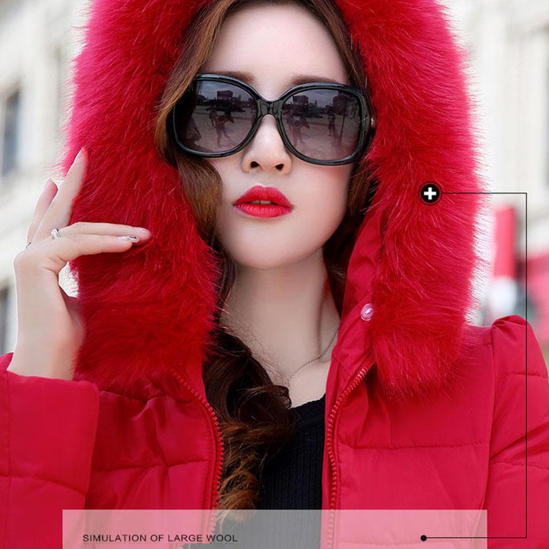 Fake Fur Parkas Women Down Jacket  Winter Jacket Women Thick Snow Wear Winter Coat Lady Clothing Female Jackets Parkas