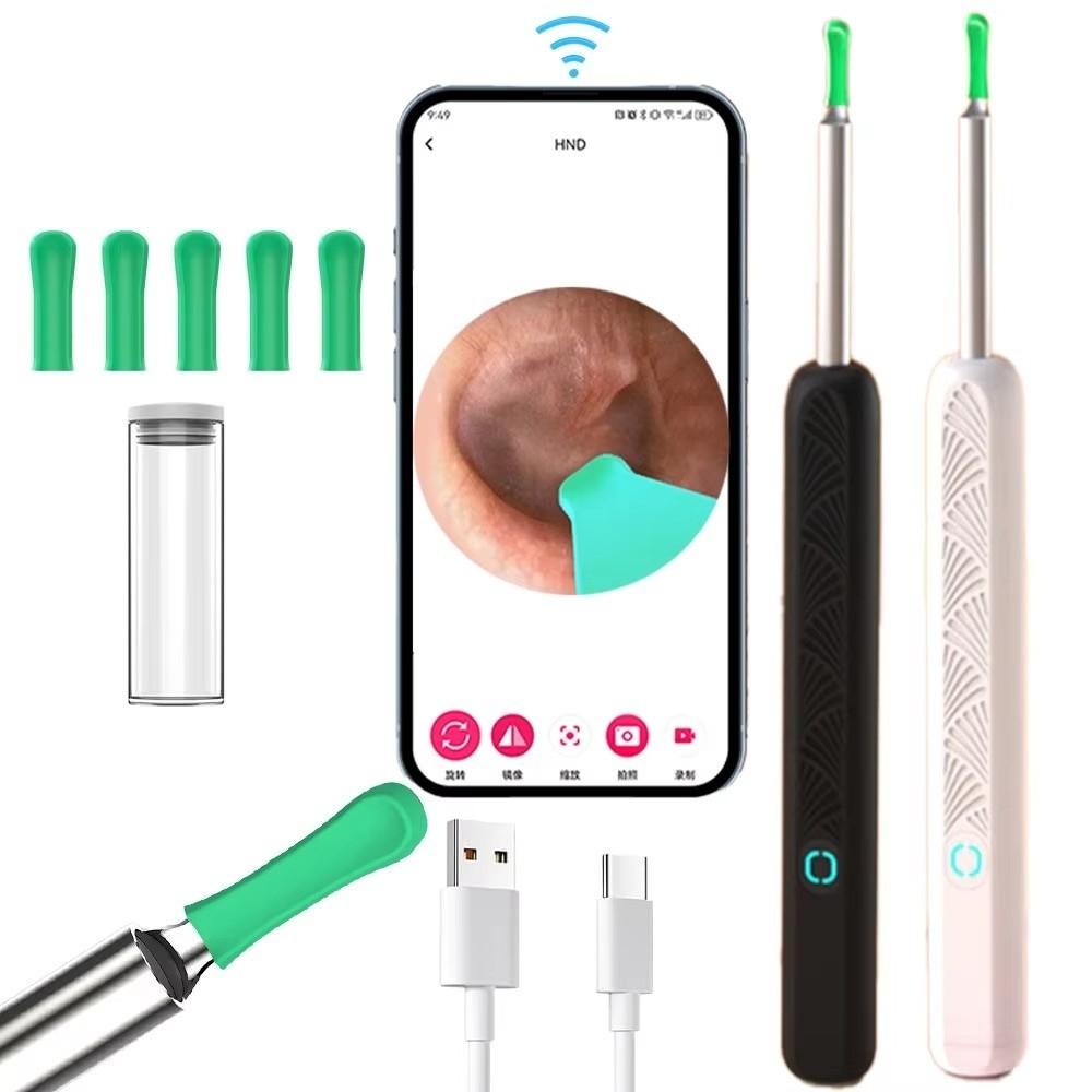Wireless WiFi Visual Ear Cleaner HD Camera Ear Wax Removal Tools  Oral Inspection