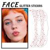 Disposable Glitter Face Temporary Tattoo Waterproof Face Tattoo Sticker  Music Festival