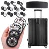 2 Peças Rodas de Reposição Com Parafuso Para Malas de Viagem Kit de Reparo de Eixos de Rodas Roda Giratória Silenciosa Reparo DIY