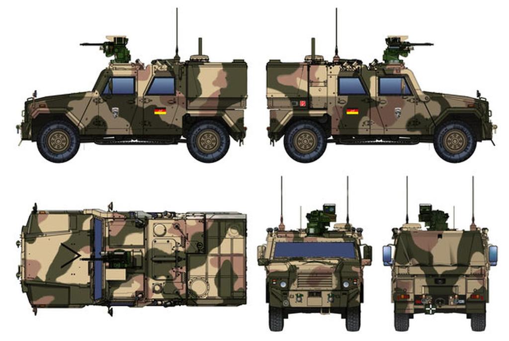 Das Werk 1/35 Scale German Eagle 4 EKT/FuPers Light Armored Transport Vehicle, 2013, 2-in-1 Plastic Model Kit USCDW35039