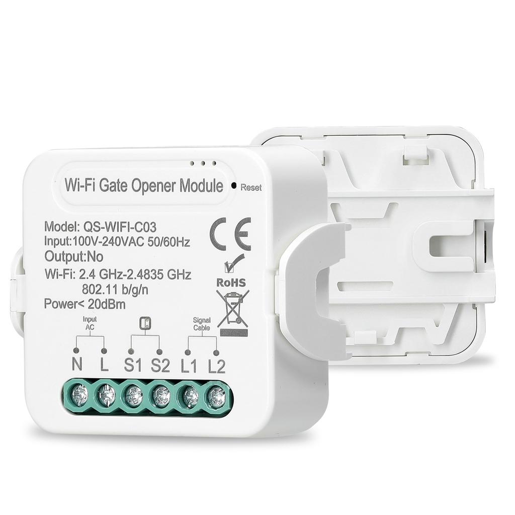 Tuya WiFi Toröffner Intelligenter Garagentoröffner Controller Mobiltelefon Fernbedienung APP-Steuerung Kompatibel mit   Home