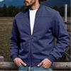 Men's Western Cowboy Hunting Autumn New Best Selling Fashion Loose Versatile Suede Zip Jacket Coat