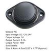 3.1A 12-24V Slide Lid Car Bus Boat Dual USB Port Charger Power Socket Outlet