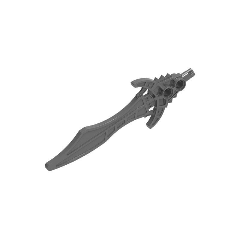 

MOC 1PCS 47459W Medieval Knight Bending Sword Building Blocks Kit Part Bricks Arms Assemble Particle Children Birthday Gifts