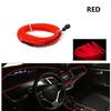 Auto-Innenraum-LED-Leuchten mit flexiblen Neonlichtern mit USB-Zigarettenanzünder 1M/3M/5M heißer Stil Umgebungs-LED-Leuchten LED Ice Blue