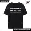 Womens Football Is My Second Favorite F Word Football Personality T Shirt Breathable Graphic T Shirts Christmas