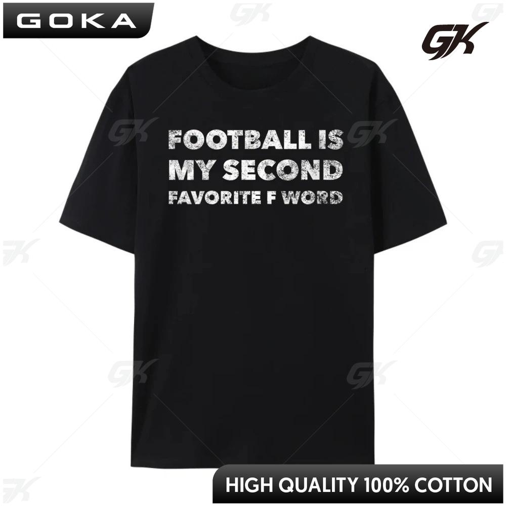 Женская Футбол - Мое Второе Любимое F-Слово Футбол Личность Футболка Дышащие Графические Футболки Рождество S