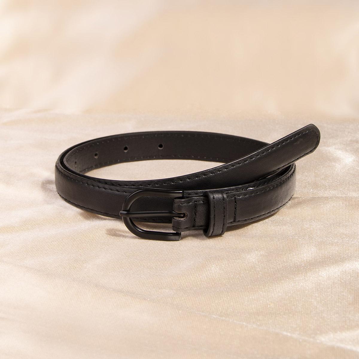 

Новый женский базовый универсальный ремень с пряжкой с напылением и женский пояс