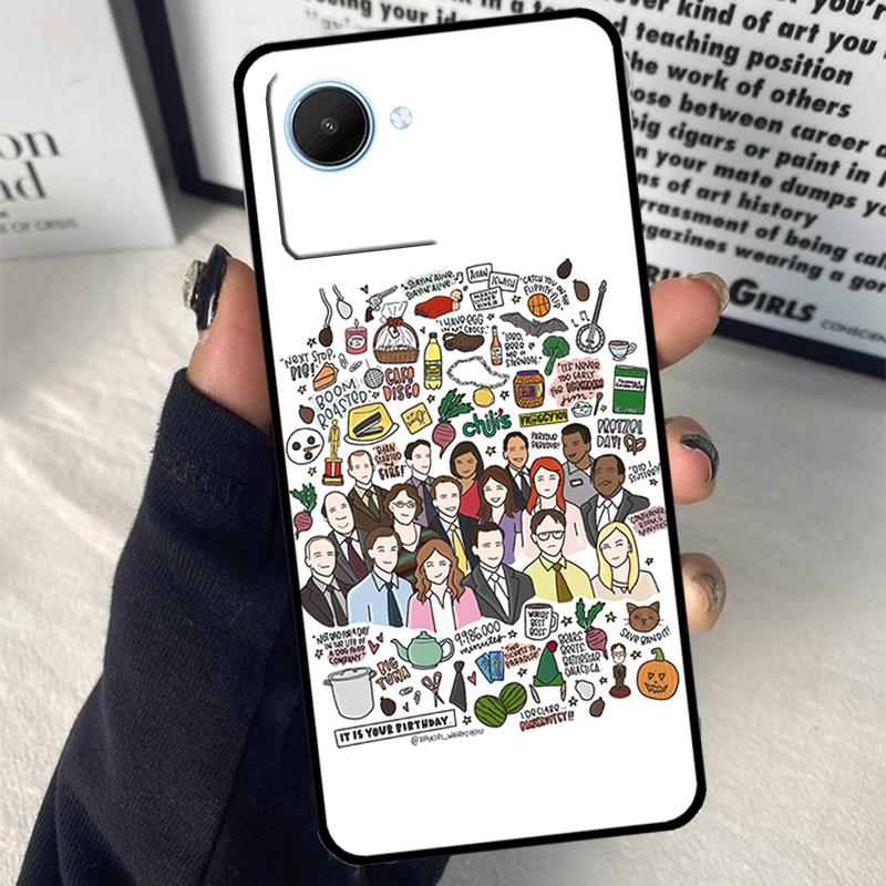 The Office Dunder Mifflin For Realme C55 C75 C67 C63 C51 C61 C53 C35 C65 C71 11 12 13 14 Pro Plus GT6 GT7 15 Pro Case