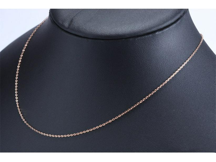 Korean Style Pigeon Blood Red Tourmaline and Ruby Drop Pendant Necklace for Women, 18K Gold Plated
