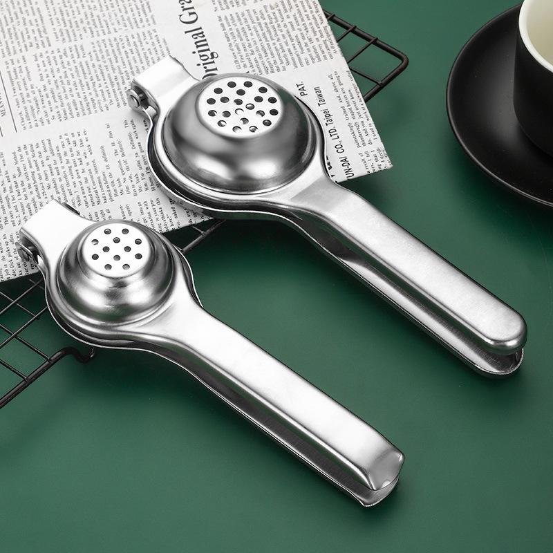 1Pcs Stainless Steel Kitchen Small Tool Manual Lemon Squeezer Orange Juicer Fruit Juicer Stainless Steel Lemon Clip
