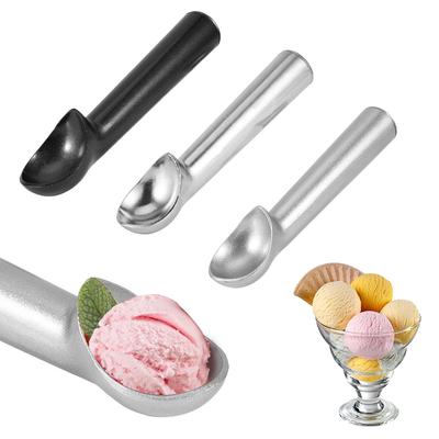Stainless Steel Ice Cream Spoon Portable Aluminum Alloy Non-stick Anti-feeze Ice Cream Baller Scoop Home Kitchen Tools Home