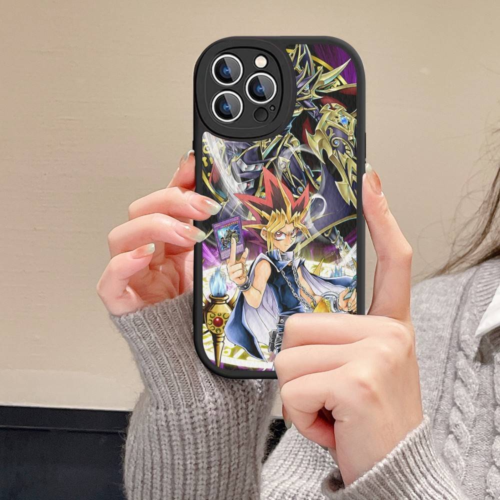 Anime Yu-Gi-Oh! Phone Case For IPhone 16 15 14 13 12 11 Pro Max Plus Leather Cover
