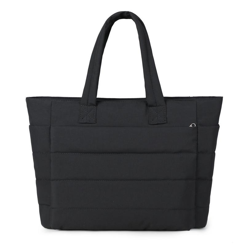 Unisex Fluffy Laptop Tote: Multi-Pocket, Large Capacity Travel Bag