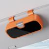 Shock-proof Car Glasses Box Press Switch Sun Visor Glasses Holder Car Sunglasses Holder  Car Visor