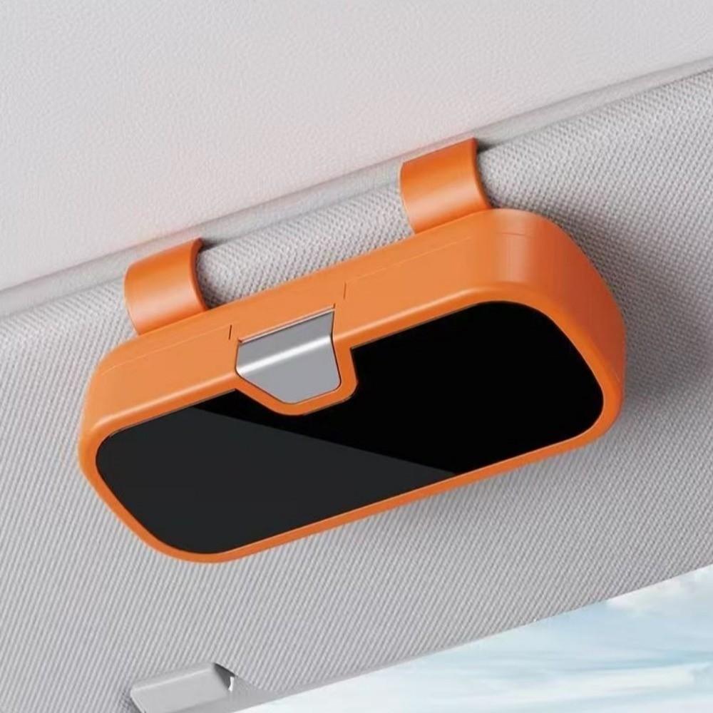 Shock-proof Car Glasses Box Press Switch Sun Visor Glasses Holder Car Sunglasses Holder  Car Visor