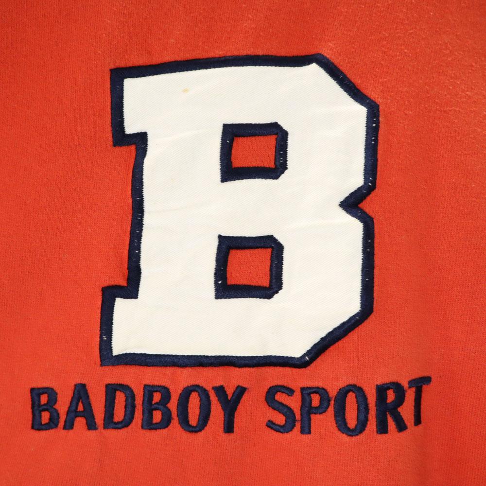 BAD BOY Langarm Sweatshirt L Orange Herren Gebraucht