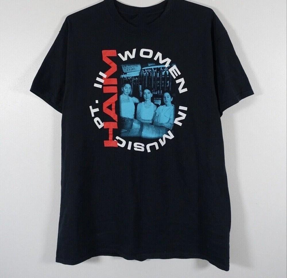 New HAIM Band 2022 Women in Music Shirt Classic Black Unisex S-5XL Unisex T-Shirt XXXXL