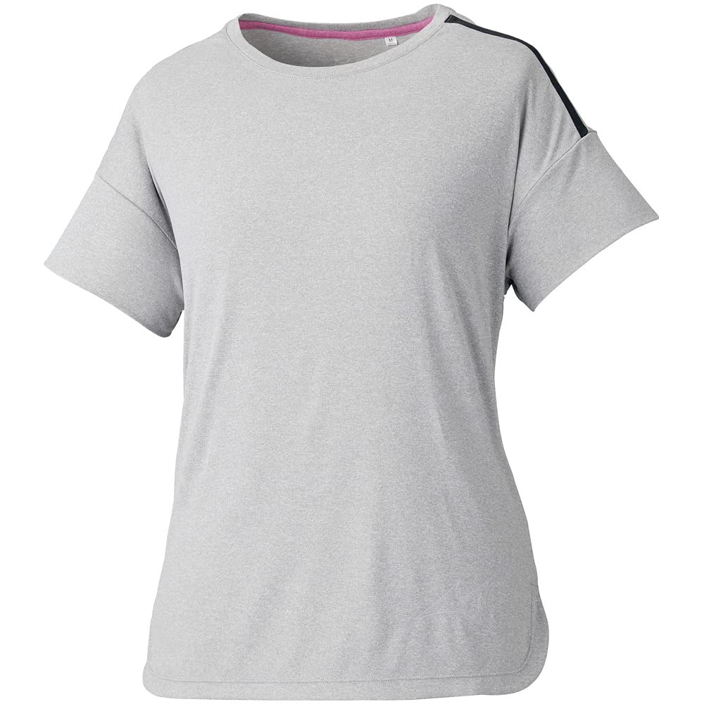 

Mizuno Training Gray Size 32MA1813 Women s T-Shirt, Heather, S,