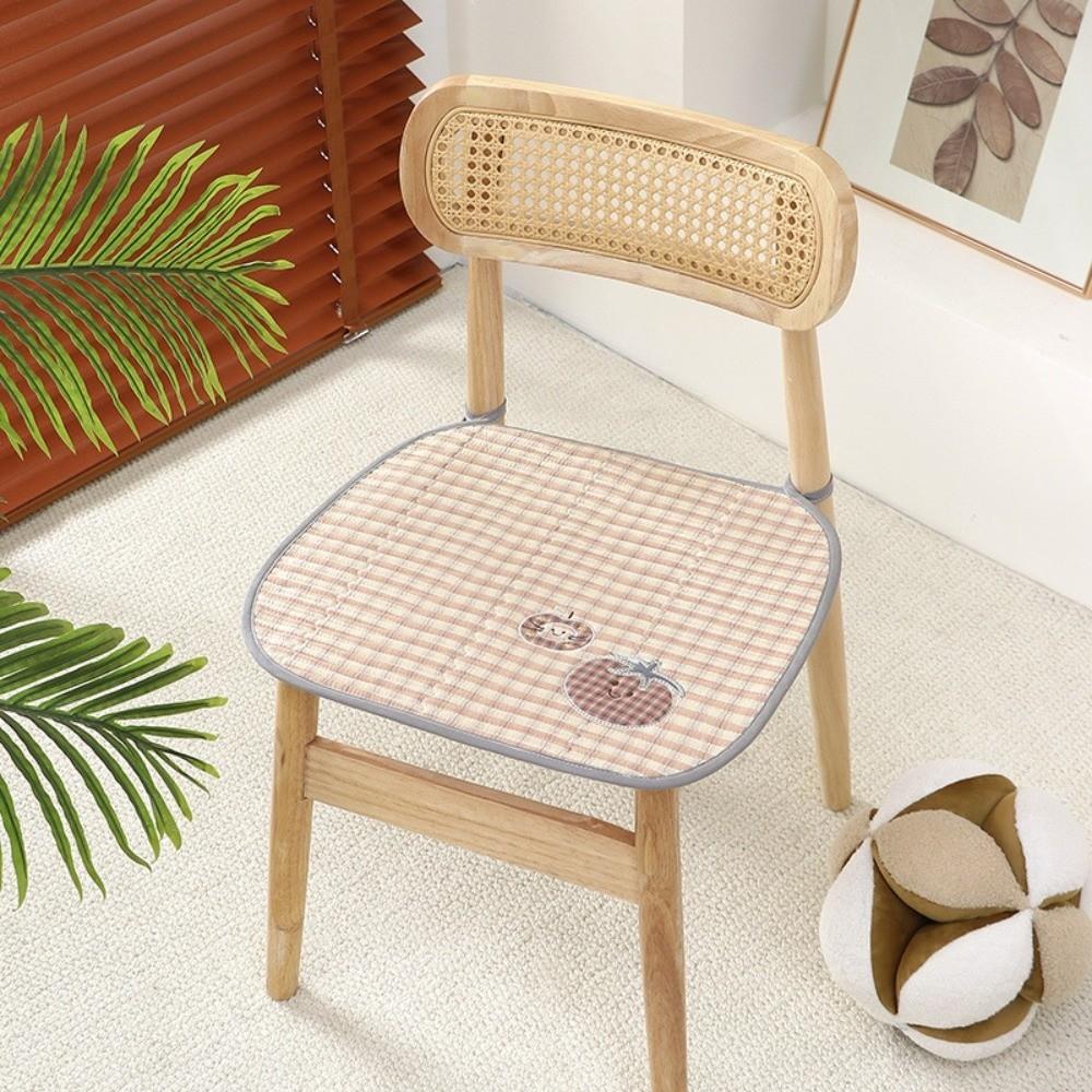 Non-slip Striped Sitting Cushion Breathable Student Chair Mat Car Chair Cushion  Office Seat оранжевый