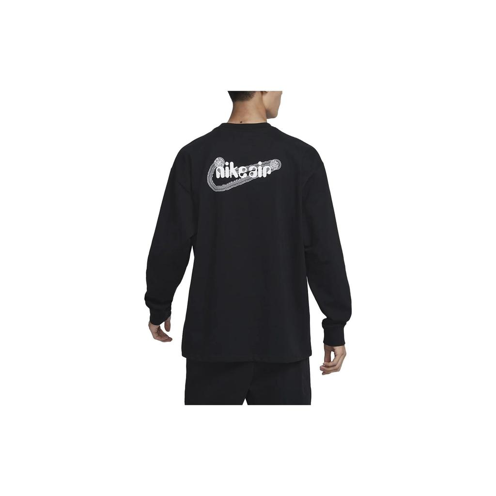 Nike T Shirts Men's Black Crew Neck Moderate Straight Fit FD9896-010