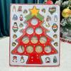 Wooden Christmas Tree Tabletop Display and Mini Figurines - Creative Gifts for Kids