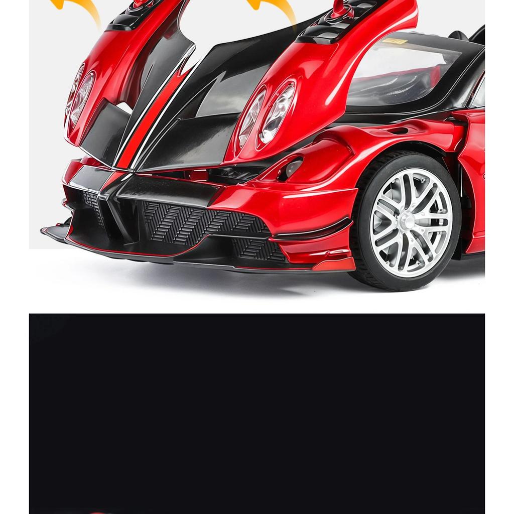 NEW 1/32 Pagani Huayra BC Supercar Alloy Car Model Sound and Light Pull Back Children's Toy Collectibles Birthday Gift