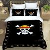 ONE PIECECartoon Monkey D. Luffy Bedding Set (duvet Cover and Pillowcases), Extra-large/large Size, Machine Washable, a Holiday