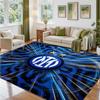 Borussia Dortmund Design Crystal Velvet Rug Soft Decorative Mat for Bedroom Entrance