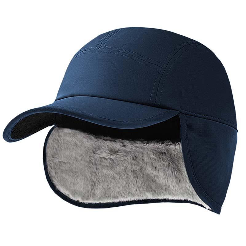 Winter new cold-proof melon fur hat men's velvet warm ear protection outdoor ski hat windproof warm cap
