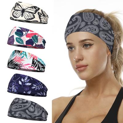 Headband Scarf Anti-Slip Fitness Sweat Bands Yoga Hair Bands Running Hairband Sports Headband