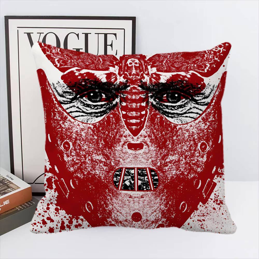 Horror TV Series Hannibal Pillow Case Square Pillow Bedroom Sofa Leisure Comfort Cushion Home Decoration