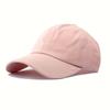 Casquette de baseball pour femme avec trou pour queue de cheval, chapeau de soleil d'été brodé en forme de cœur, respirant et confortable pour un usage quotidien