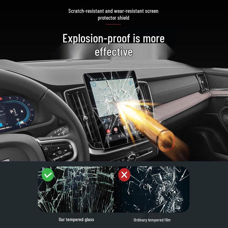Film Trempé pour Console Centrale Volvo XC90 - Accessoire de Protection Intérieure
