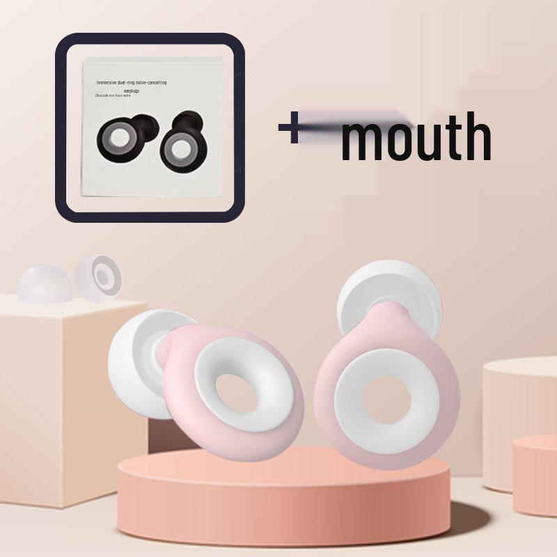 Silicone Soundproof Earplugs for Sleep & Travel - Noise Reduction for Dorms & Airplanes