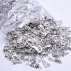 10/20/30/50/60/100pcs Antique Silver Color Animal Cat Charms For Jewelry Making Bulk Cartoon Pendant Handmade Keychain Materials