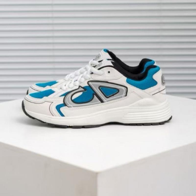 New versatile fashion casual men's and women's trend breathable sports shoes dad letter b30 heightening shoes
